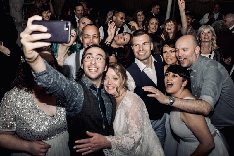 Agent Funk Wedding Band dancing with Bride on dancefloor